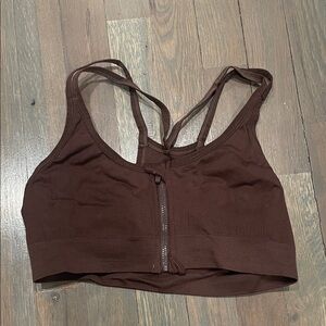 Brown Women's Sports Bra